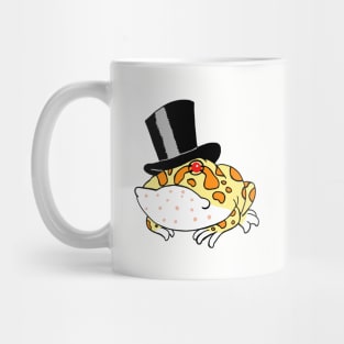 Top Hat Albino Pacman Frog Mug